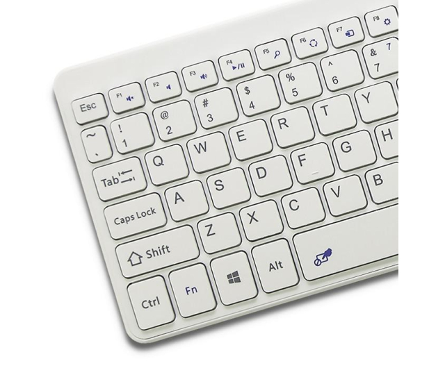 QOLTEC Touchpad, 2.4GHz, Biała 50251 - 1382618 - zdjęcie 2